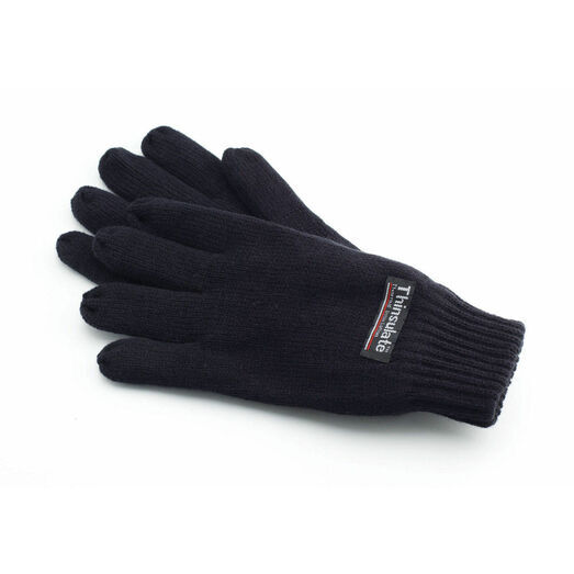 Thinsulate 3M Full Finger Gloves - Black